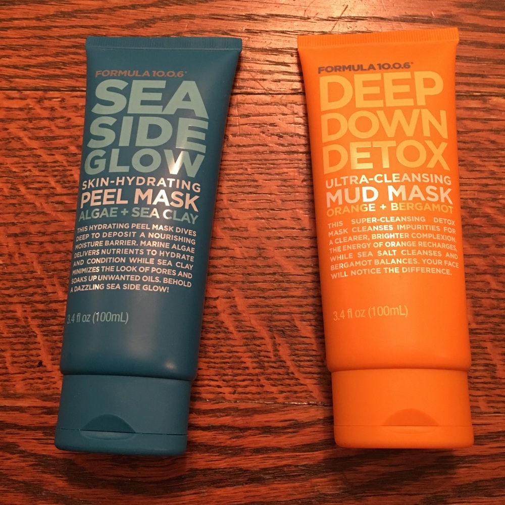 Formula 10.0.6 Sea Side Glow&Deep Down Detox Masks